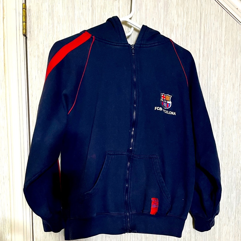 FC Barcelona official zip-up hoodie